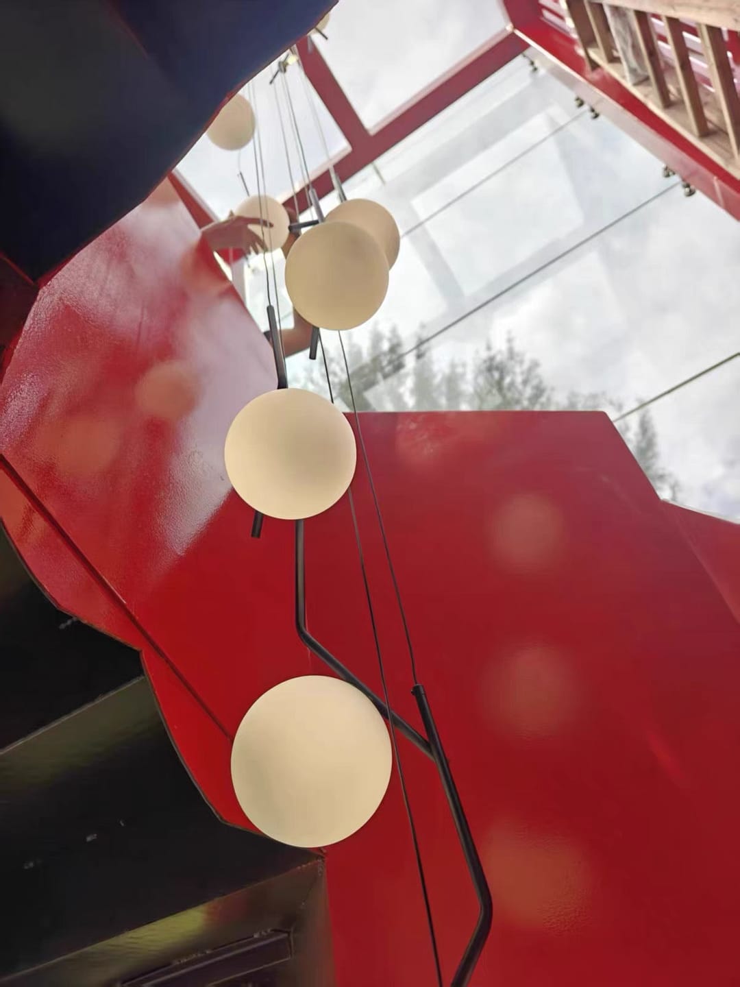 Customer photo review of Glass Droplight