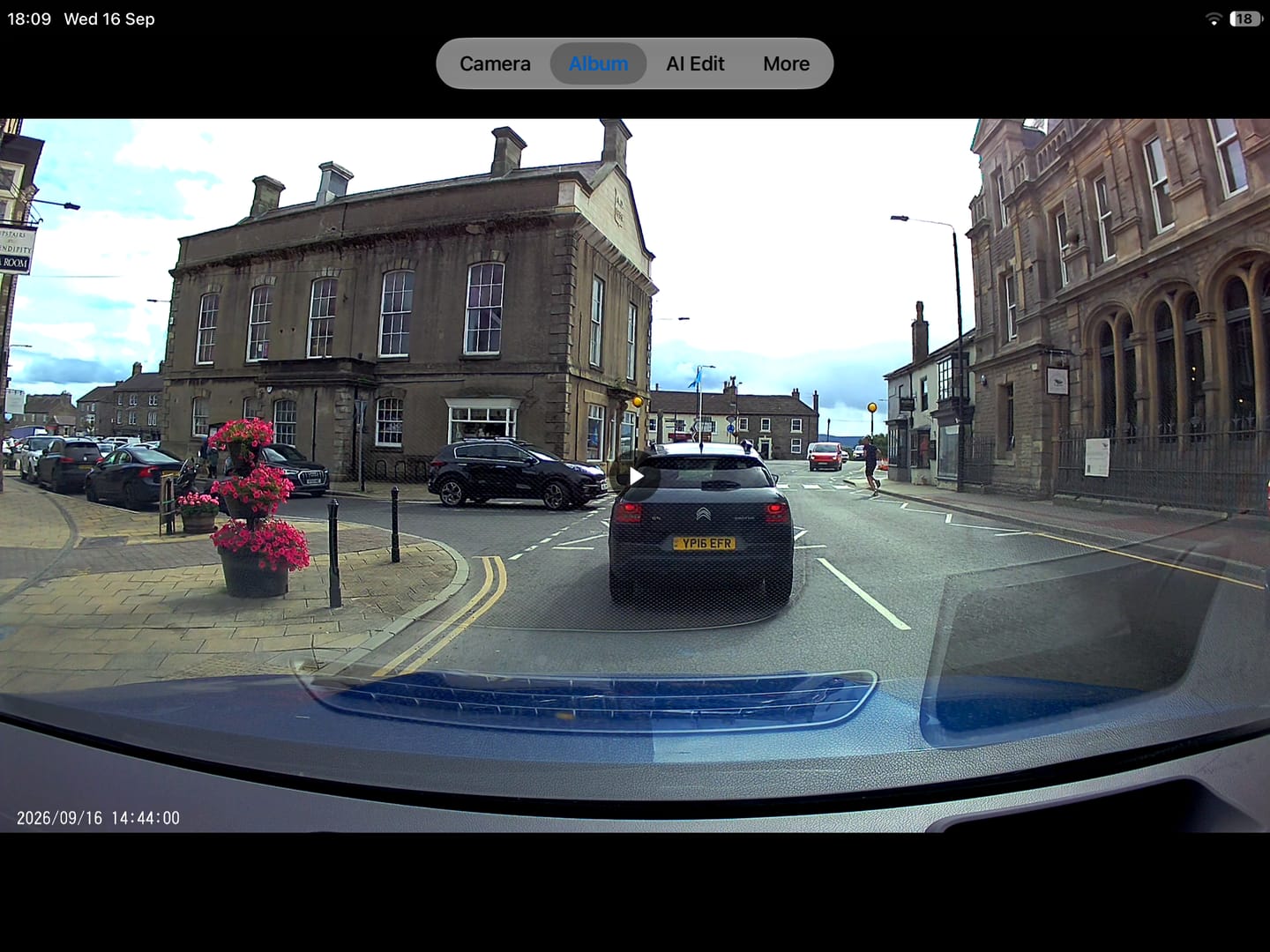 Customer photo review of Mercedes EQA, GLA, B Class 2024-2025 Dash Cam