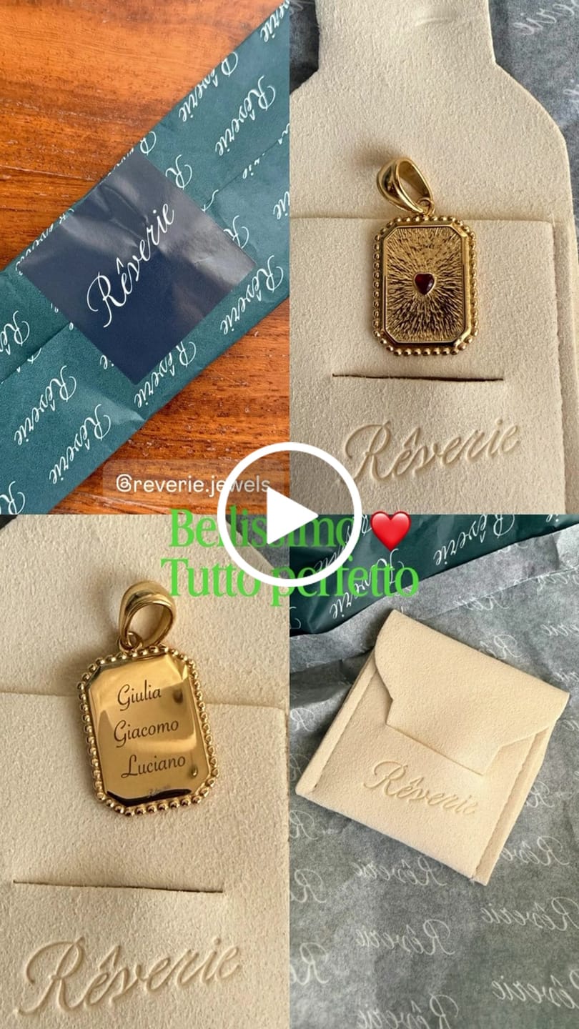 Customer video review of Ciondolo "Dove nascono le emozioni"