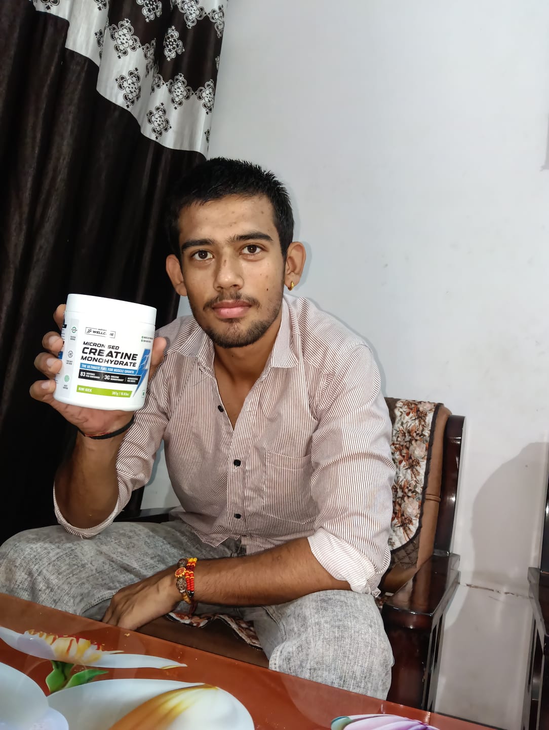 Customer photo review of Wellcore - Pure Micronised Creatine Monohydrate | Kiwi Kick (307g, 83 servings)