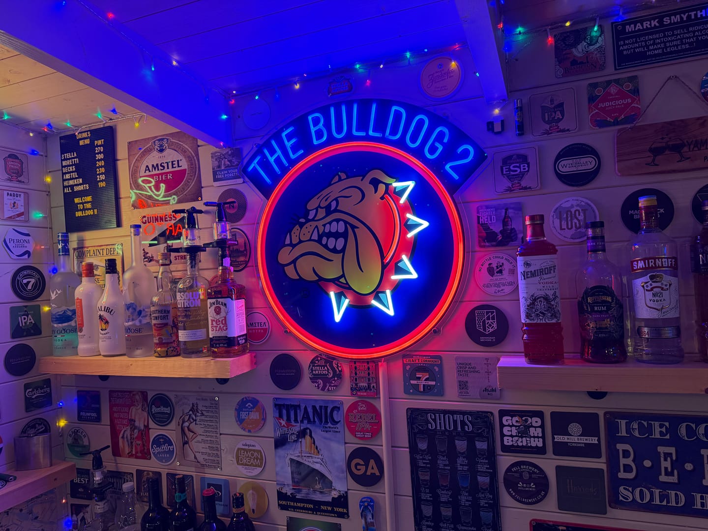Customer photo review of THE BULLDOG 2 | LED NEON SIGN