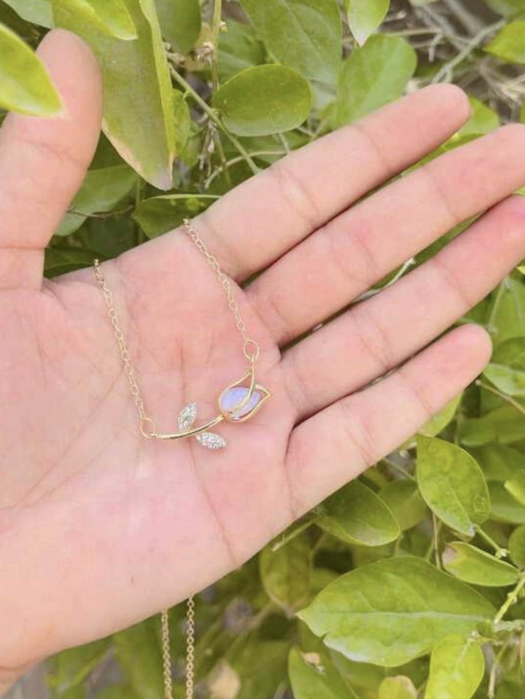 Customer photo review of Tulia Necklace