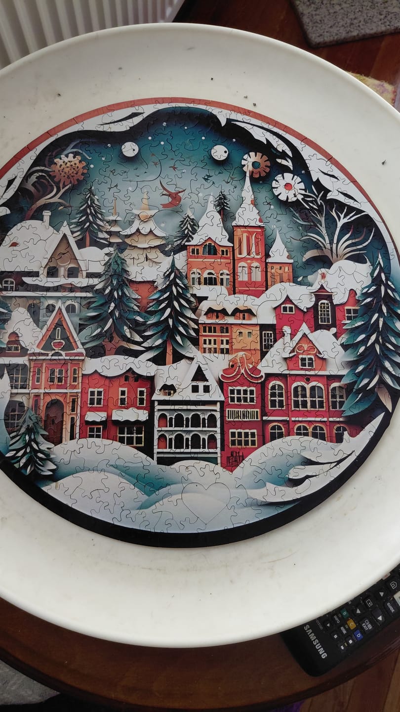 Customer photo review of Beyaz Düş - Ahşap Puzzle
