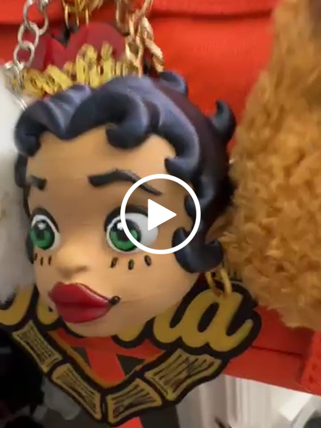 Customer video review of "Curly Temple" Toy Collectible
