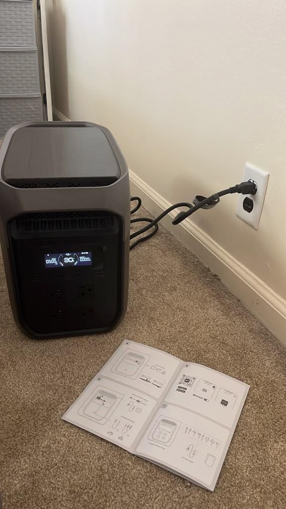 Customer photo review of EcoFlow DELTA 3 Max Portable Power Station | 2048Wh, 2400W Output