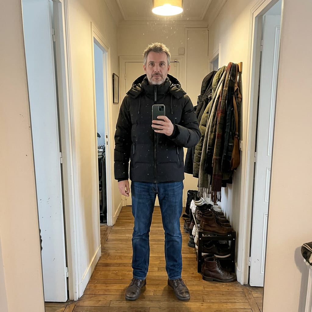 Customer photo review of Daunen Skijacke