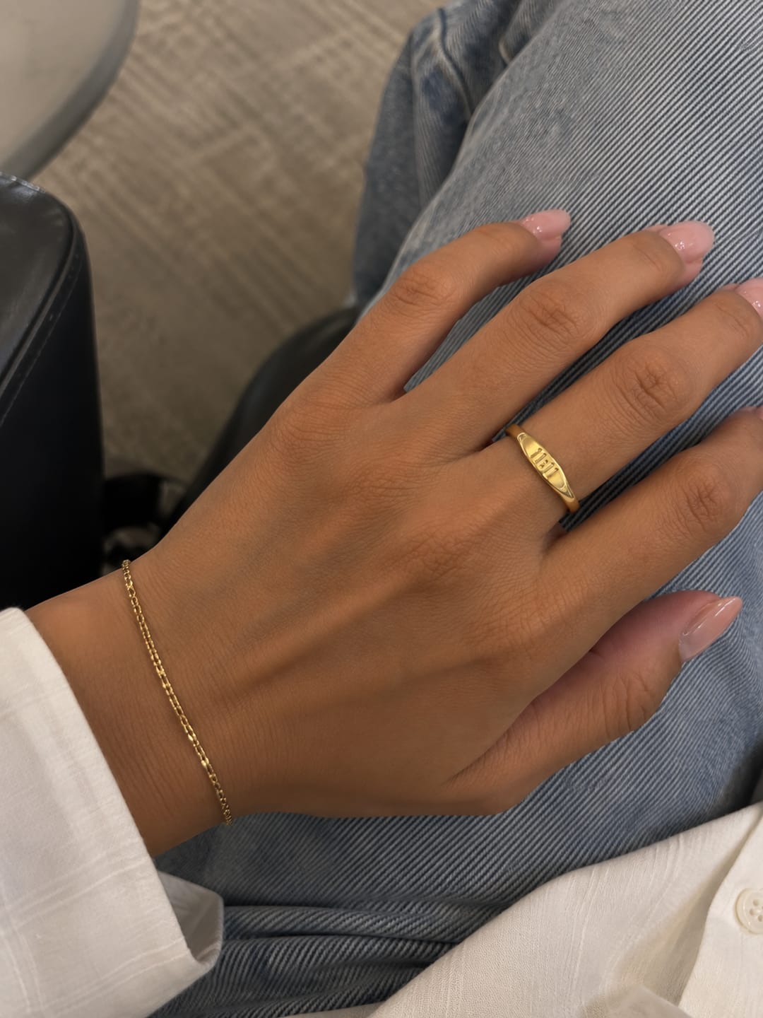 Customer photo review of 11:11 Gold Ring
