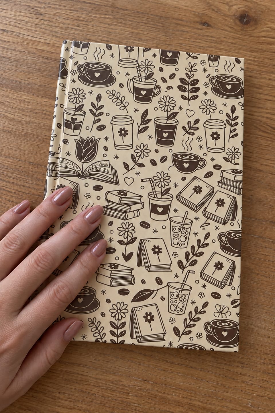 Customer photo review of Brew, Write & Release Hardcover Journal
