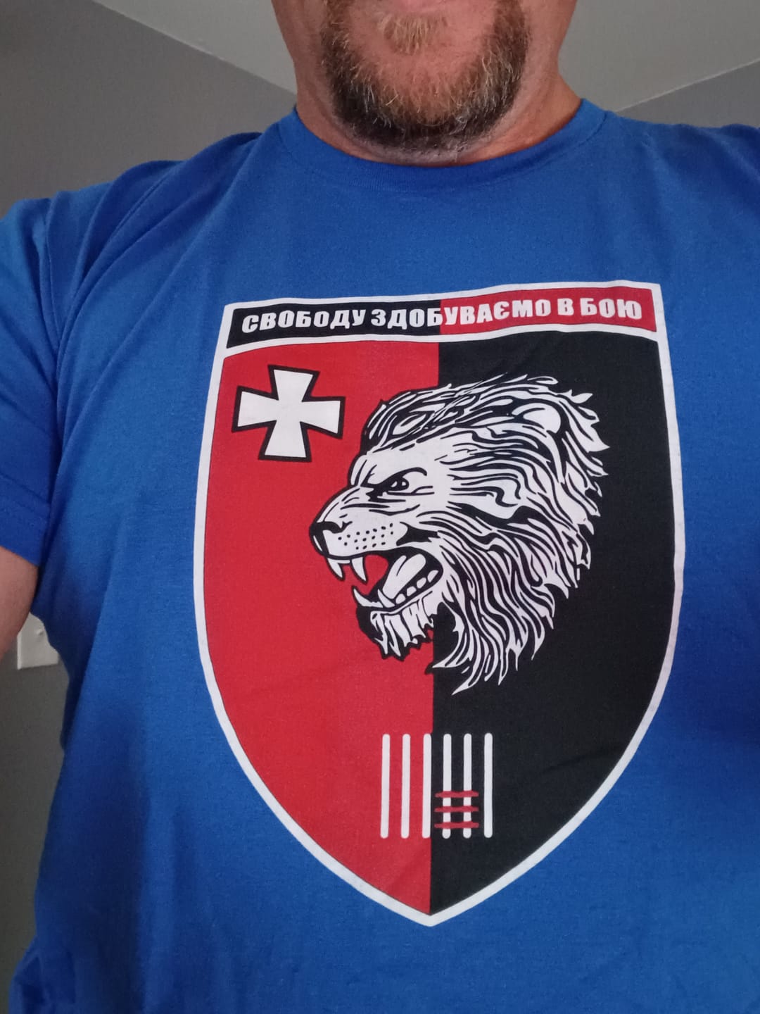 Customer photo review of 63rd Mechanized Brigade T-Shirt