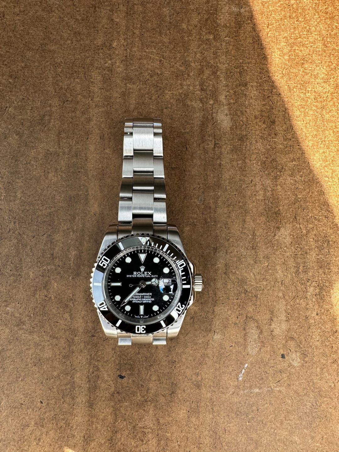 Customer photo review of Rolex Submariner Date Steel Ceramic Bezel Black