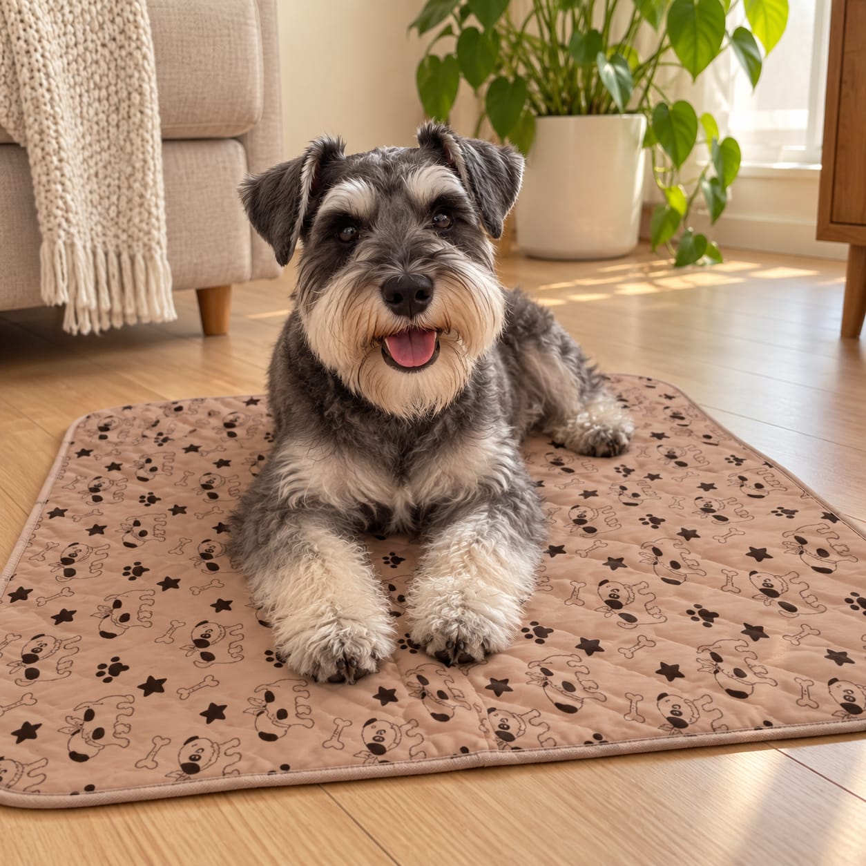 Customer photo review of Reviari - Tapete Lavable Antifugas para Perros