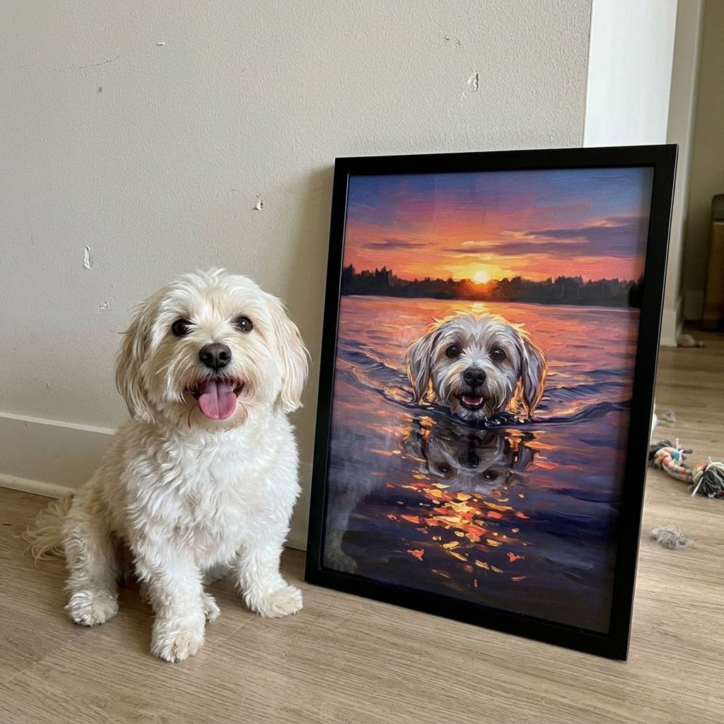 Customer photo review of Framed poster