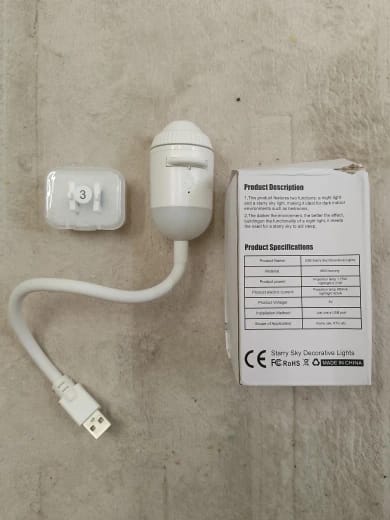 Customer photo review of Dreamscape™ Galaxy Projector