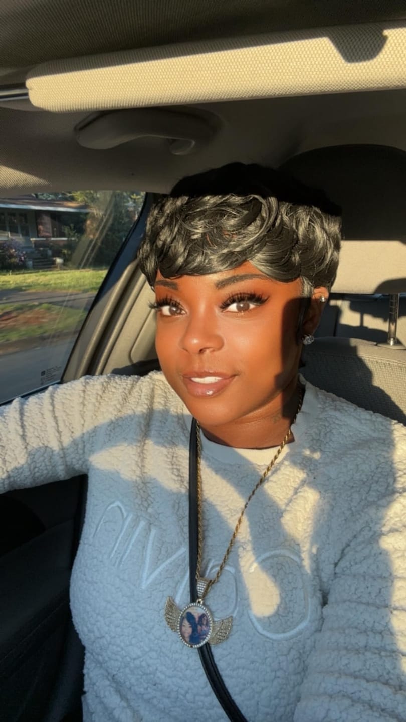 Customer photo review of Pixie Cut Wig | 100% Human Hair | Glueless & Beginner Friendly | Ready to Wear