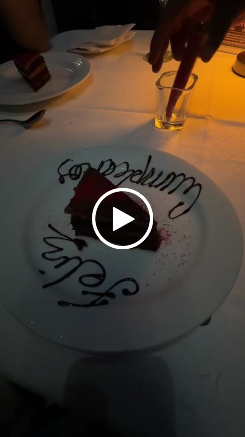 Customer video review of Menú Bellini
