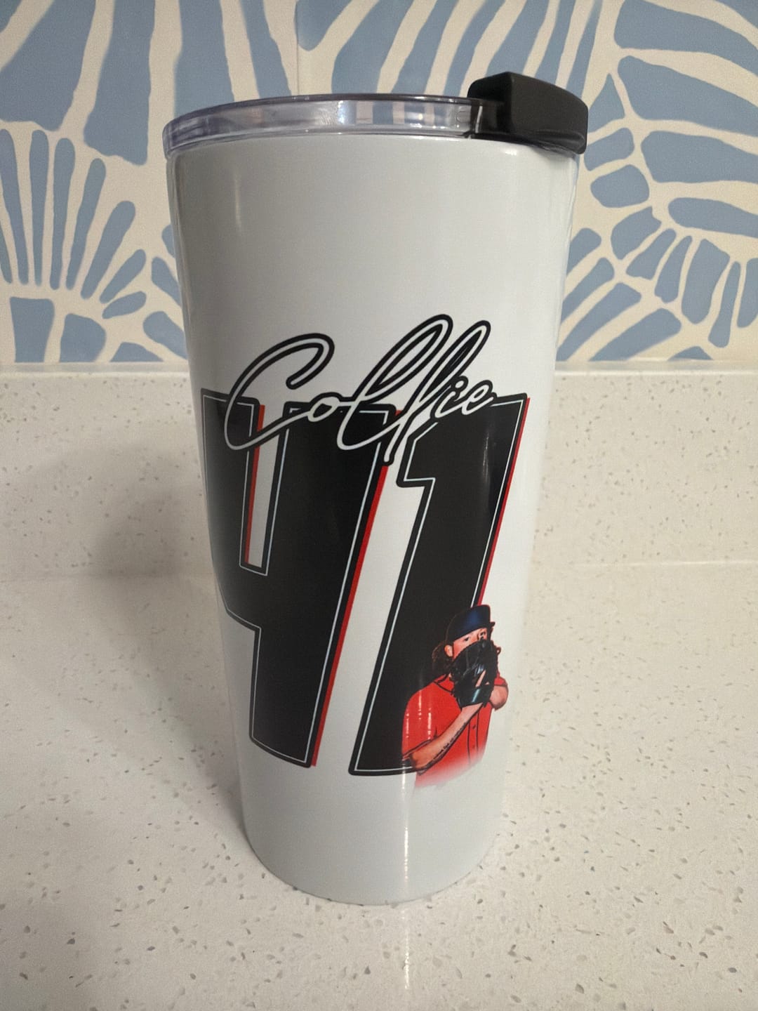Customer photo review of Crue Collie Tumbler Mug
