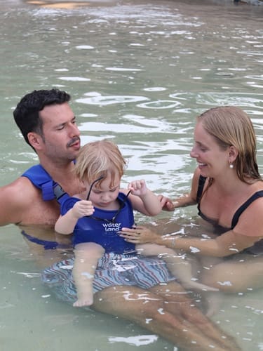 Customer photo review of WaterLand Baby Carrier