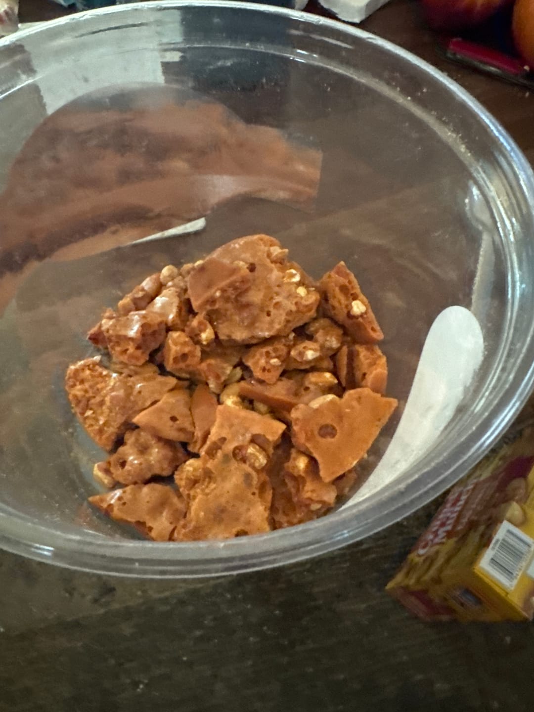 Customer photo review of Gourmet Peanut Brittle