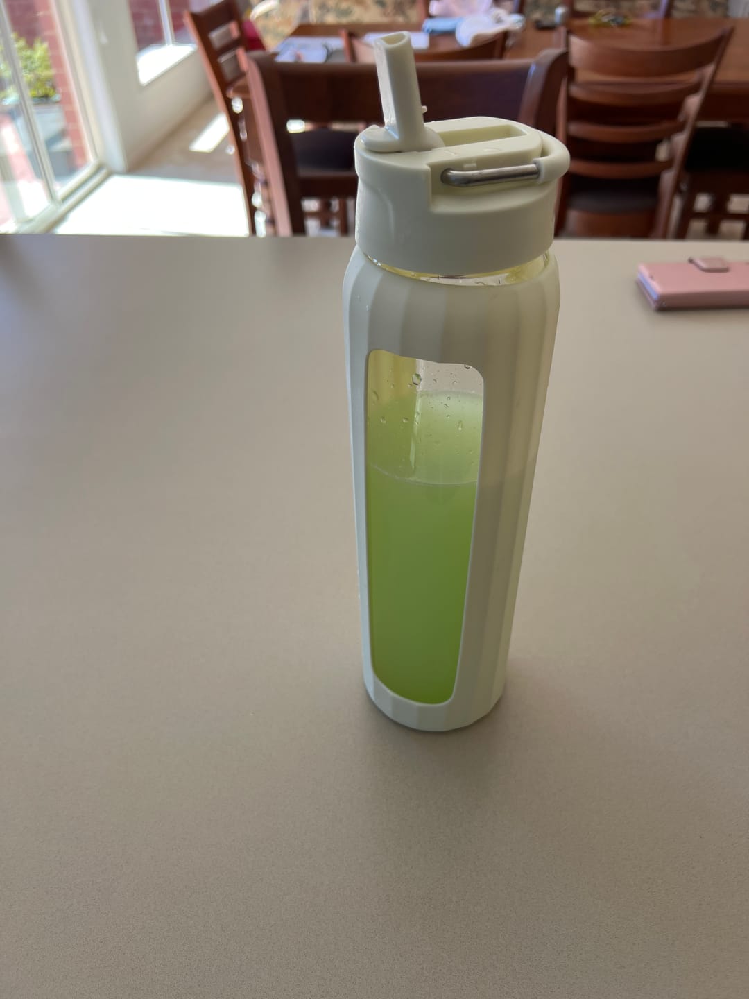 Customer photo review of Hydrating Drink Bottle (Cream) – 1L