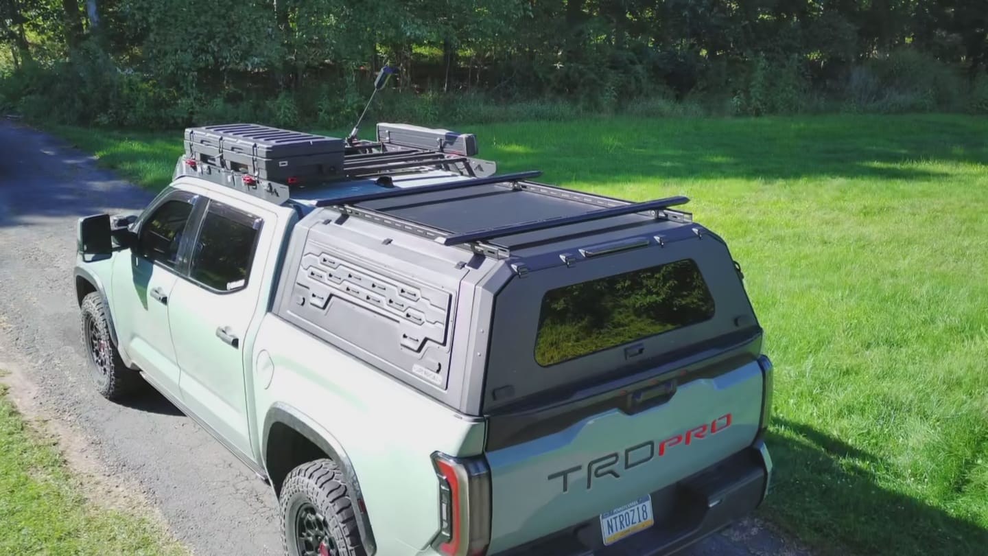 Customer photo review of OPENROAD Roof Rack Crossbars