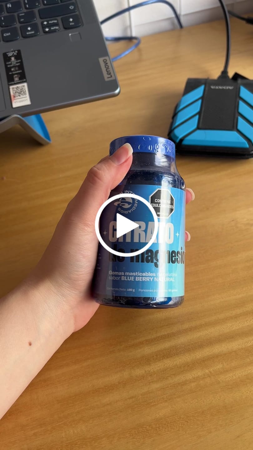 Customer video review of Gomas con Citrato de Magnesio
