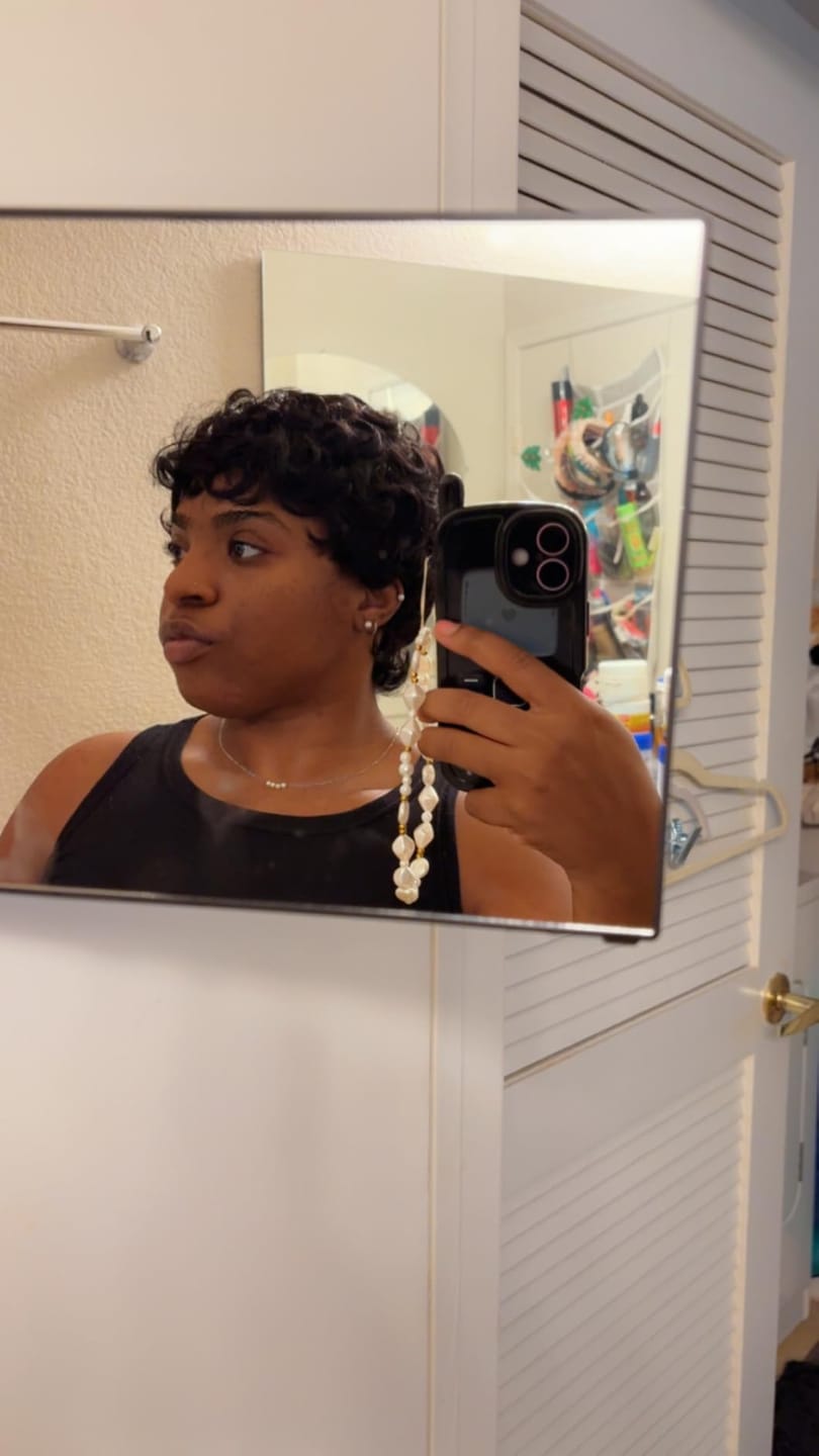 Customer photo review of Pixie Cut Wig | 100% Human Hair | Glueless & Beginner Friendly | Ready to Wear