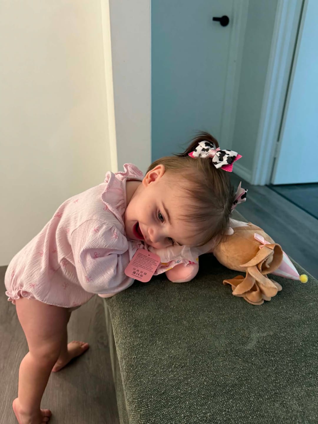 Customer photo review of Leyadoll Soft Plush Personalized Leya Doll, My First Baby Doll