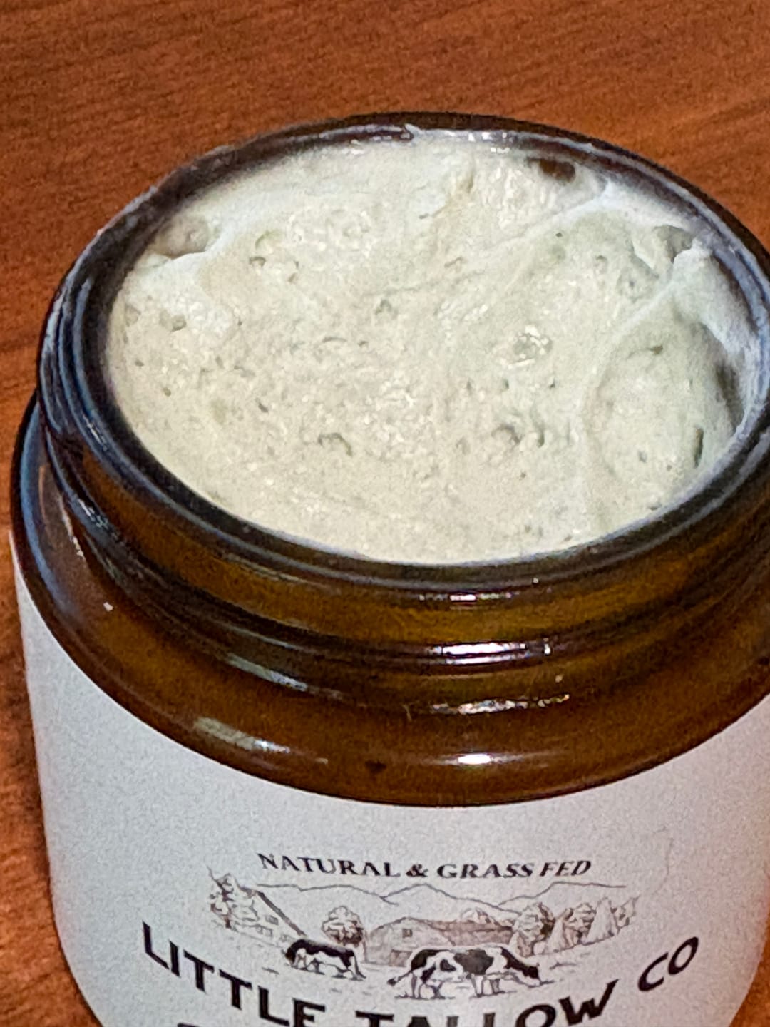 Customer photo review of Restorative Whipped Tallow Balm - 4oz Glass Jar