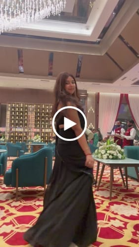 Customer photo review of Mastaani Black Allure Lehenga Set