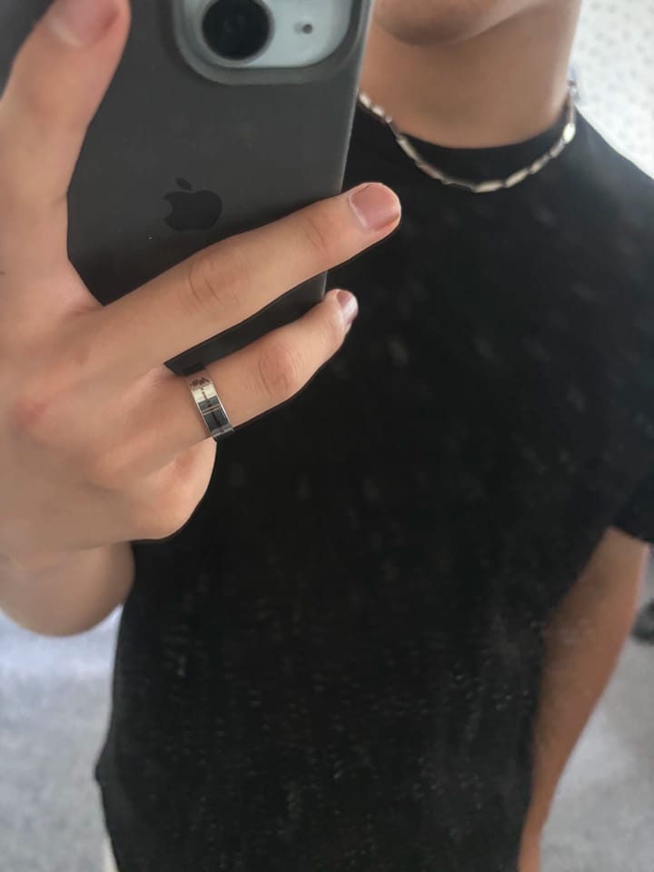 Customer photo review of Mobius Link Necklace