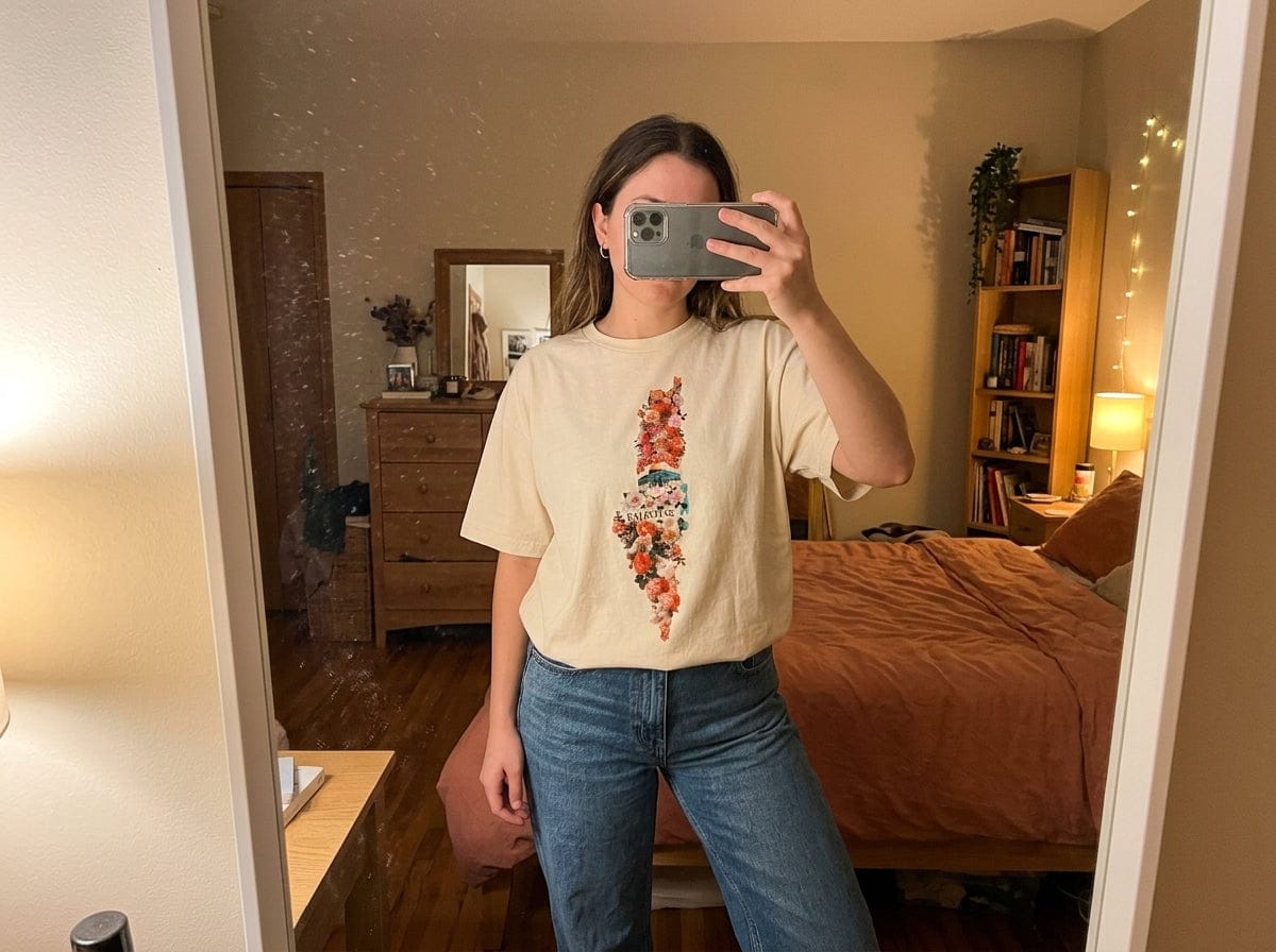 Customer photo review of Palestine Shirt©