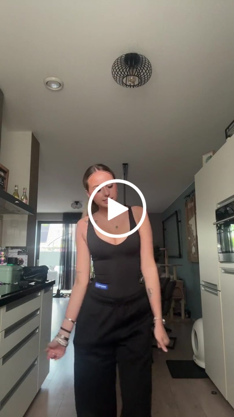 Customer video review of LABEL BODYSUIT BLACK