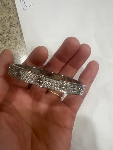 Customer photo review of 18K Celestial Love Diamonds Bracelet