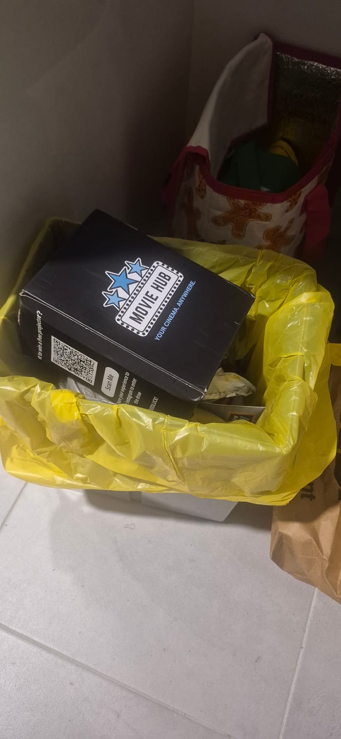 Customer photo review of MovieHub™ Ultra HD Projector