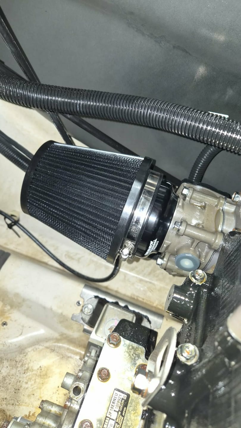 Customer photo review of Yamaha NA 4 Inch Air Filter Kit