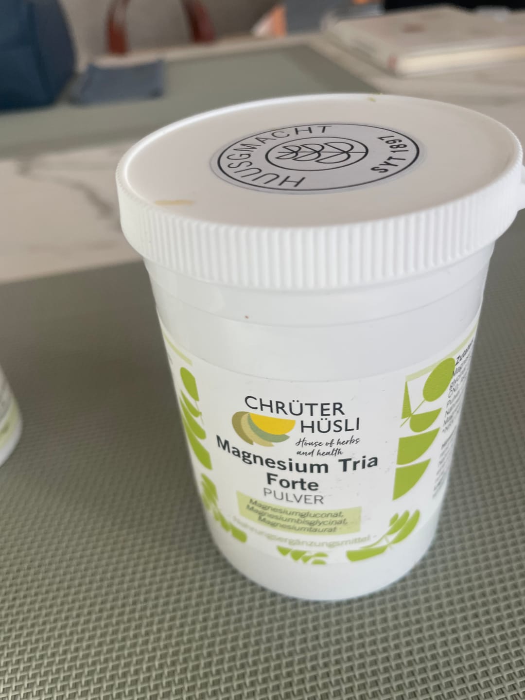 Customer photo review of Magnesium Tria Forte Pulver 120 g