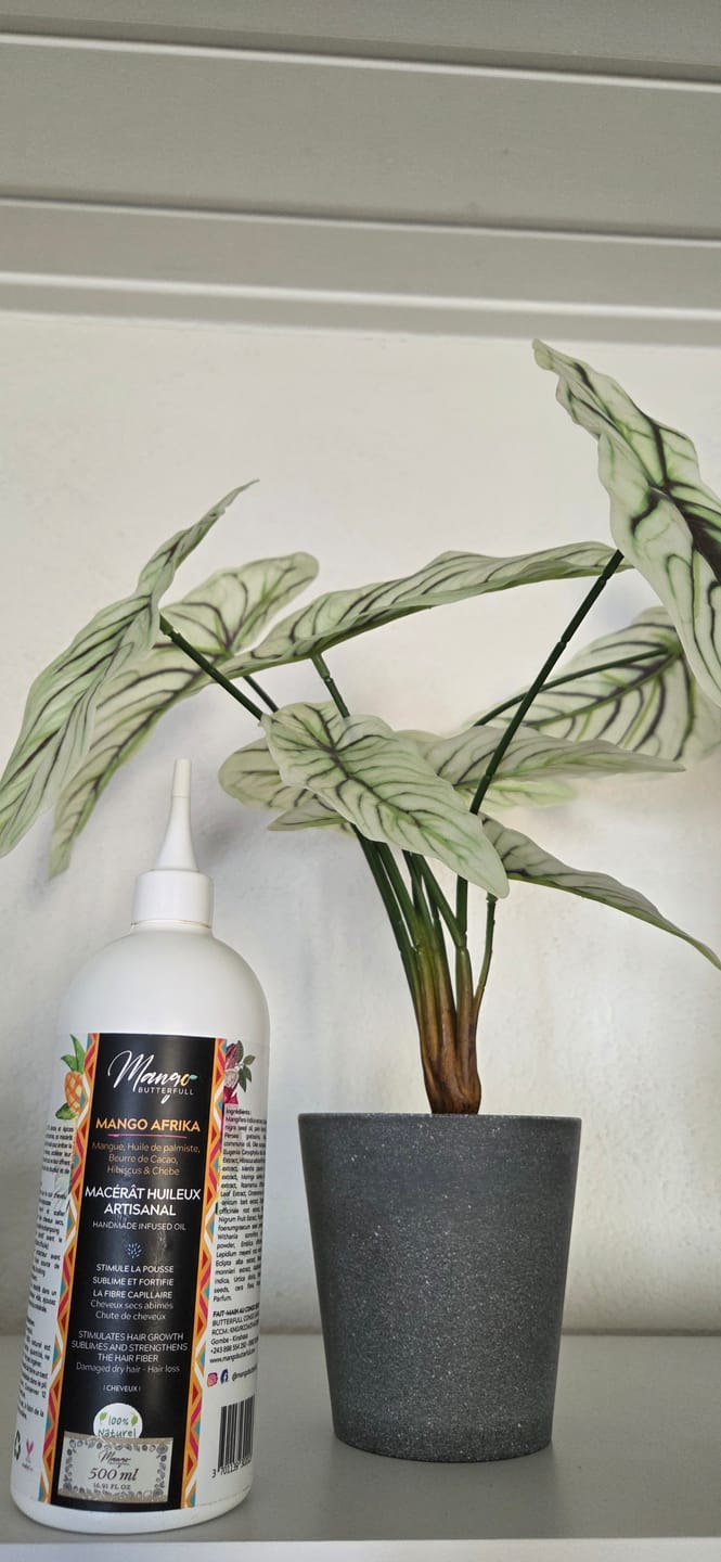 Customer photo review of Macérât Huileux Artisanal MANGO AFRIKA – 16 Plantes pour la pousse