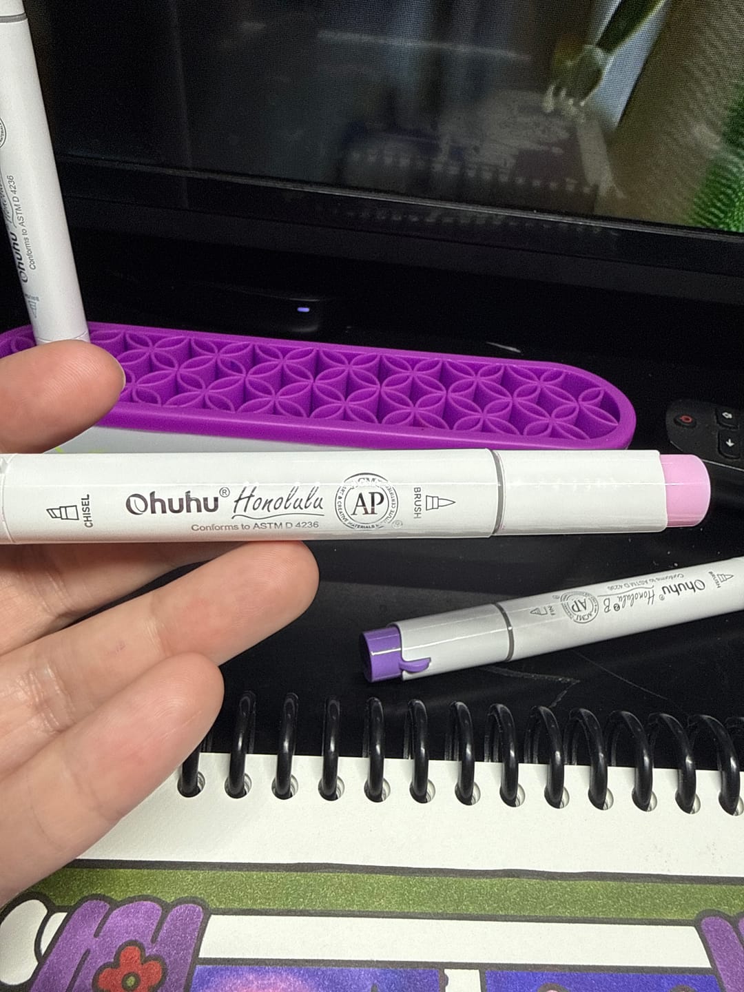 Customer photo review of Ohuhu Honolulu RV180 / RV25 Individual Marker, Brush & Chisel