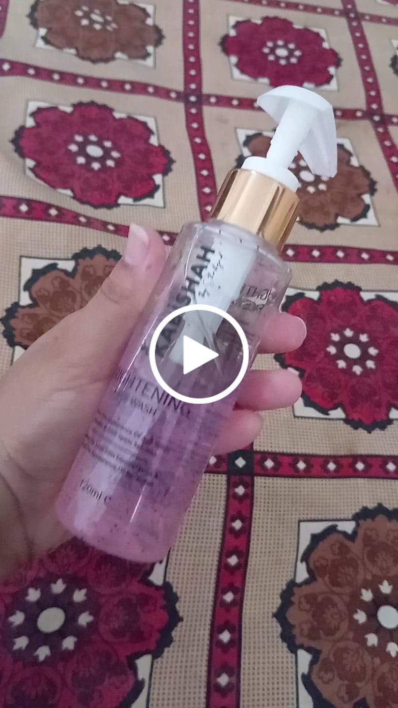 Customer video review of LuminaBright Whitening Face Wash