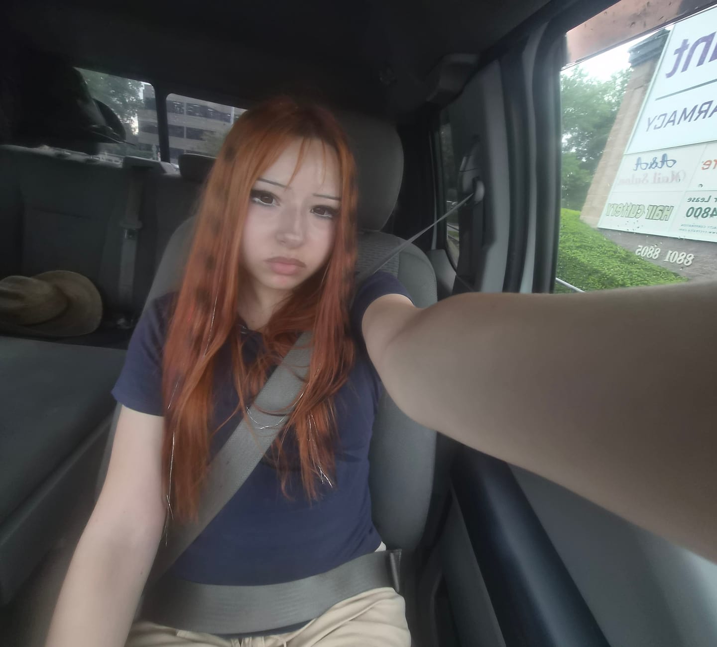 Customer photo review of Big Eyes Black Colored Contact Lenses
