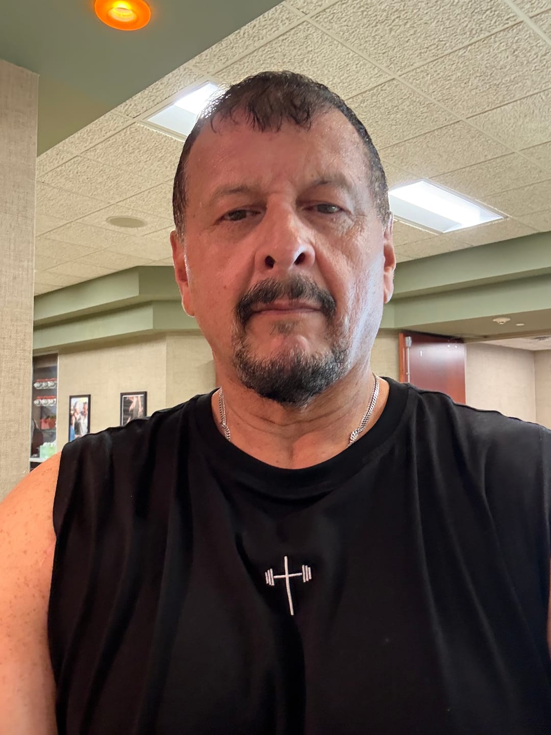 Customer photo review of Vital Cross Sleeveless Tank