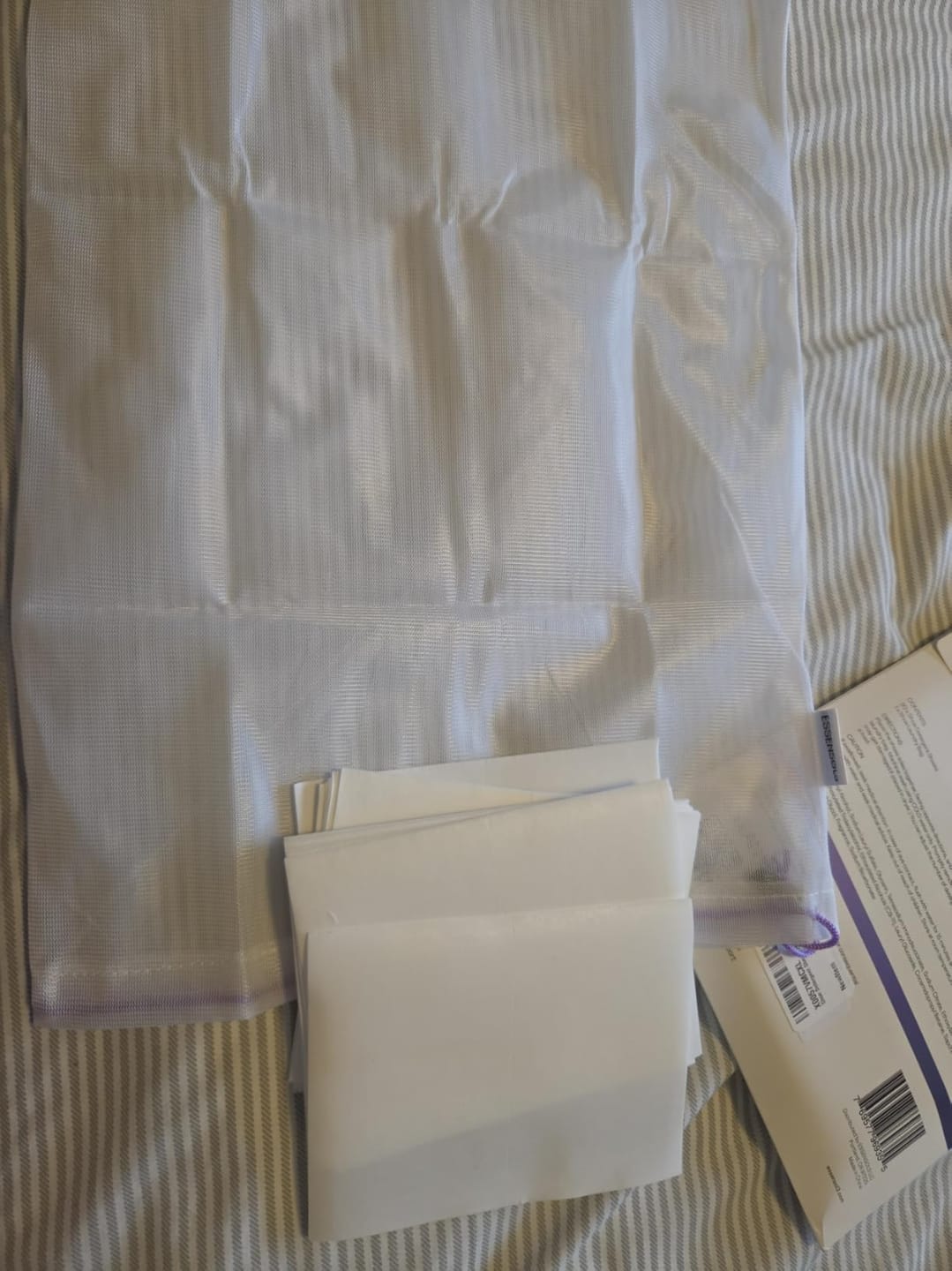 Customer photo review of Shoe Detergent Sheets