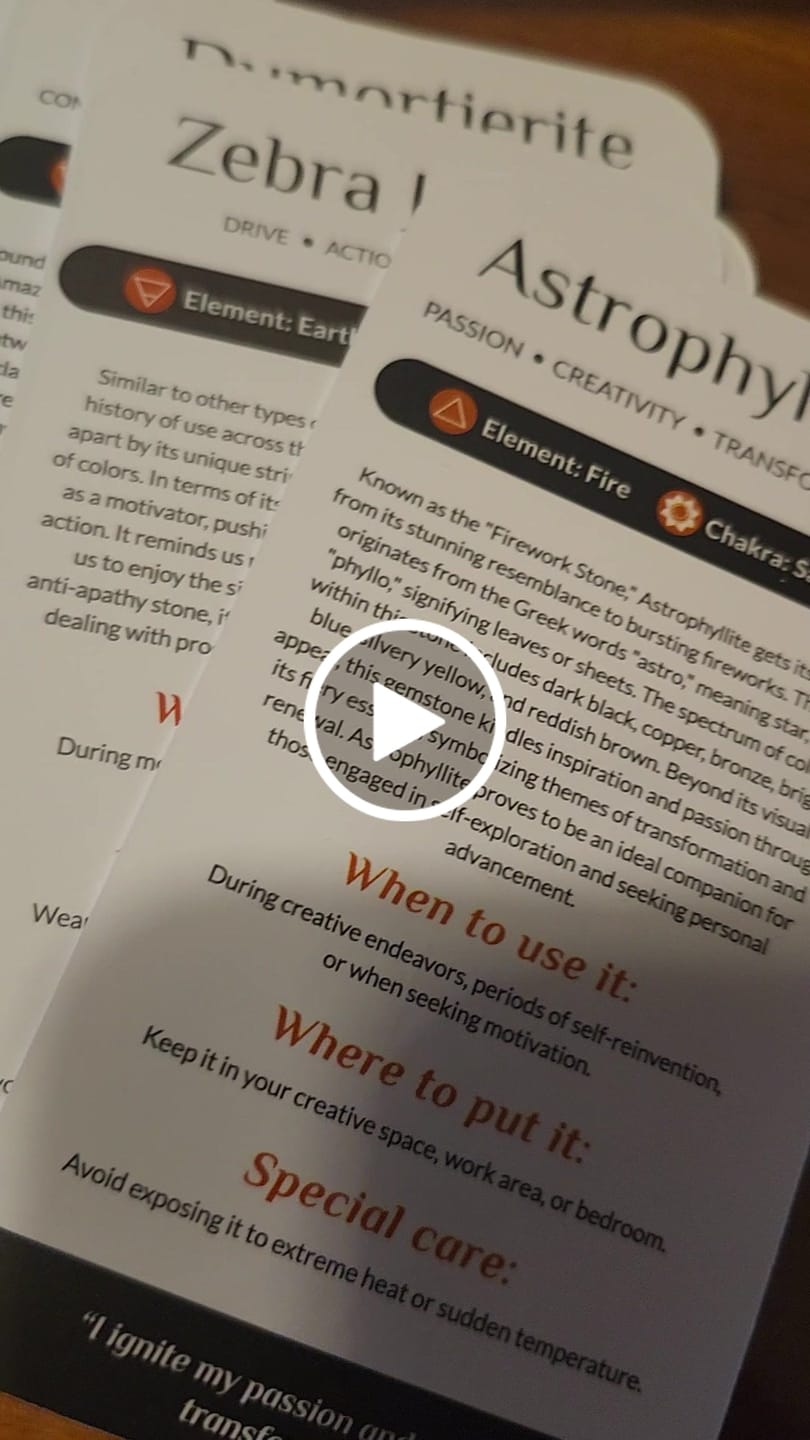 Customer video review of The Crystal Comfort Card Deck Offer