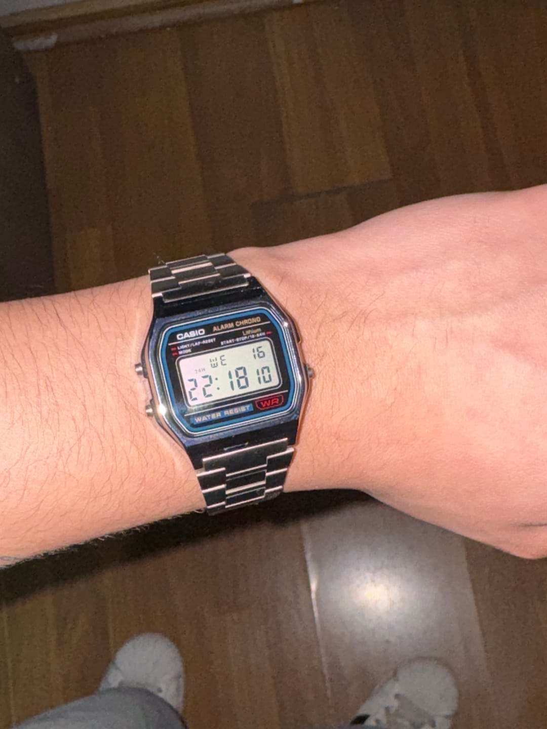Customer photo review of Reloj Casio Vintage A158WA-1JH Azul/Plateado JDM