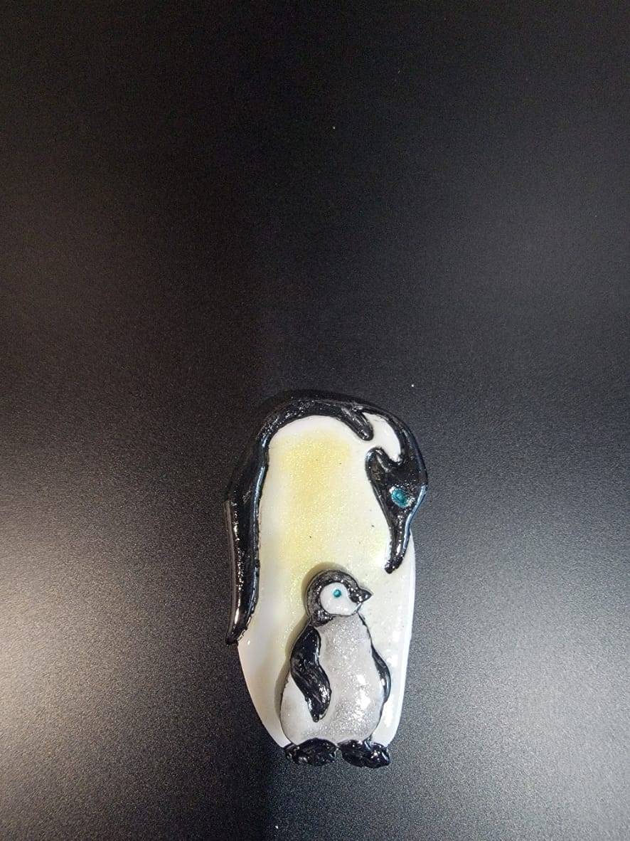 Customer photo review of Penguin & Baby - Mirrored Set