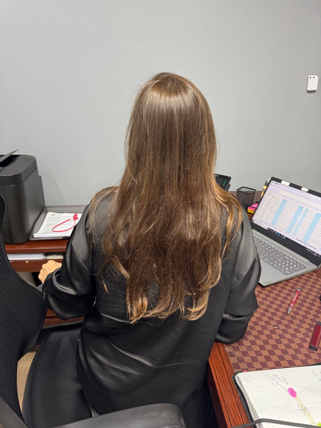 Customer photo review of Cowgirls Sulfate-Free Conditioner With Biotin