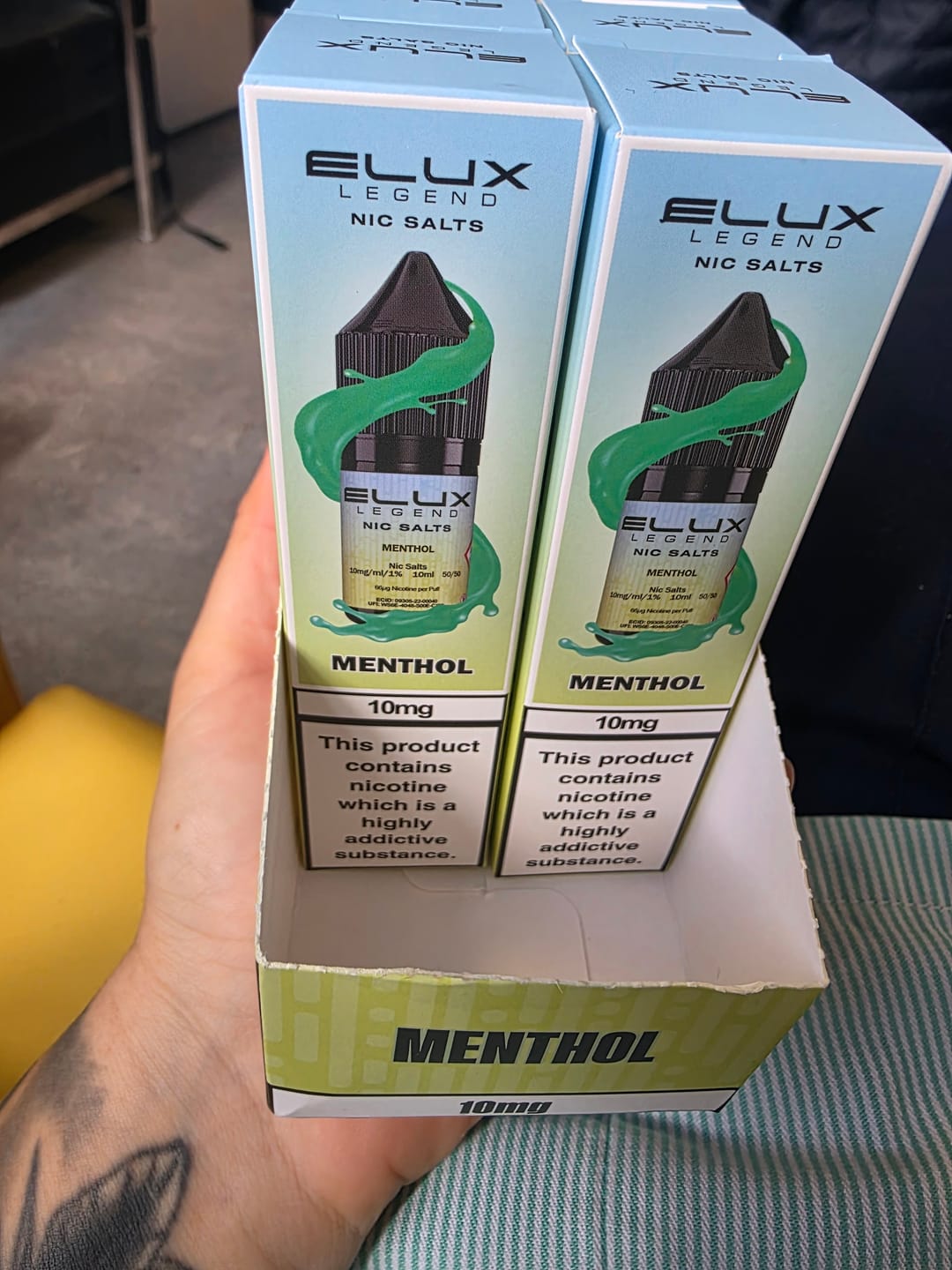 Customer photo review of Elux Legend Nic Salt-10ml
