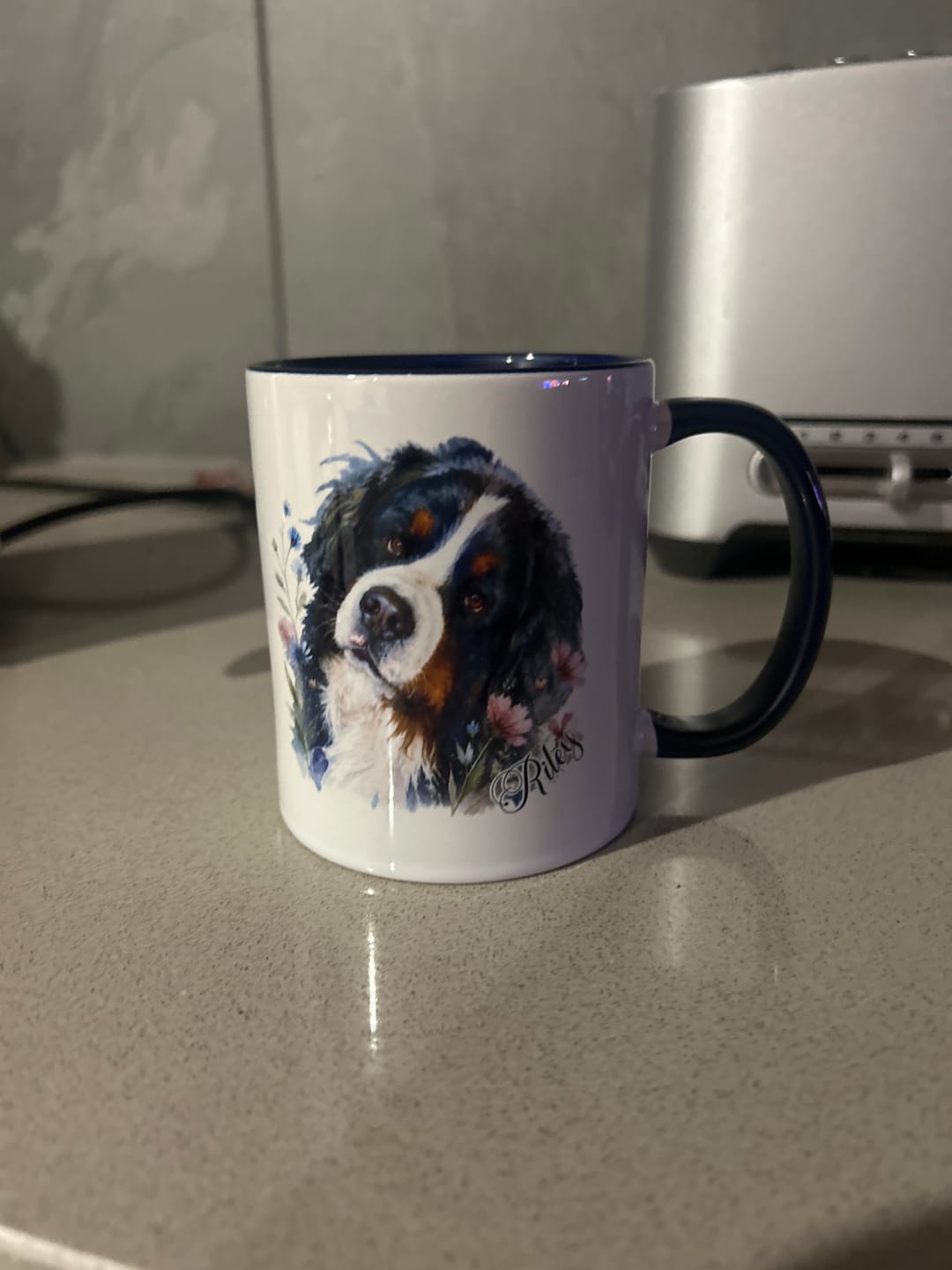 Customer photo review of Personalised Mug - Watercolour