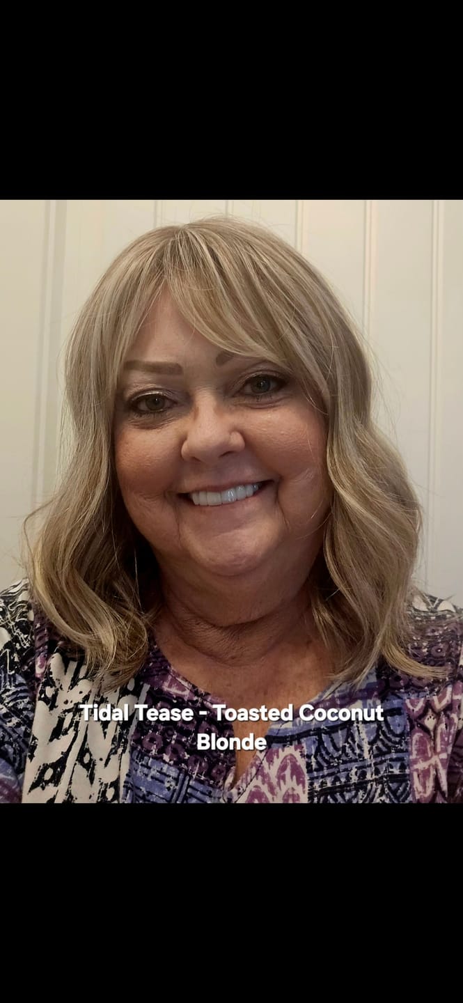 Customer photo review of TIDAL TEASE - Toasted Coconut Blonde
