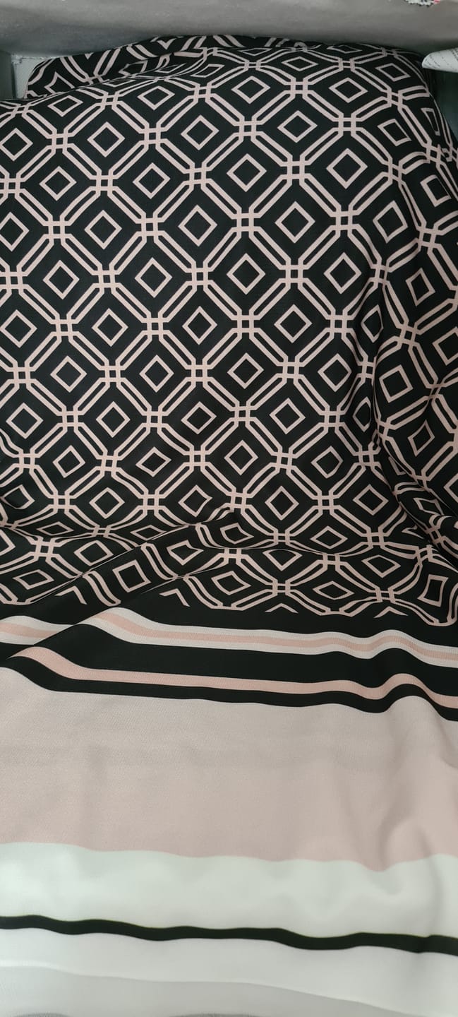 Customer photo review of Diamond Grid Jersey Fabric